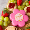 Limited Edition Flower Shaped Cream Tea Cheddar - Waxed Cheese Truckle 200g