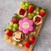 Limited Edition Flower Shaped Cream Tea Cheddar - Waxed Cheese Truckle 200g