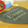 The Couples! Personalised Heart Slate Board