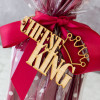 Cheese King! Wooden Gift Wrap Topper
