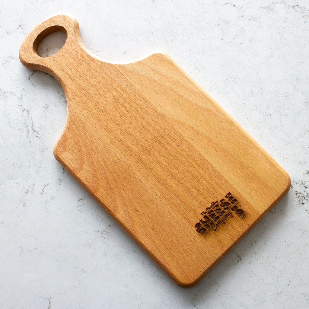 A Classic British Made Beech Cheese Board